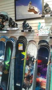 Moxies has a huge selection of snowboards with name brands you'll love!